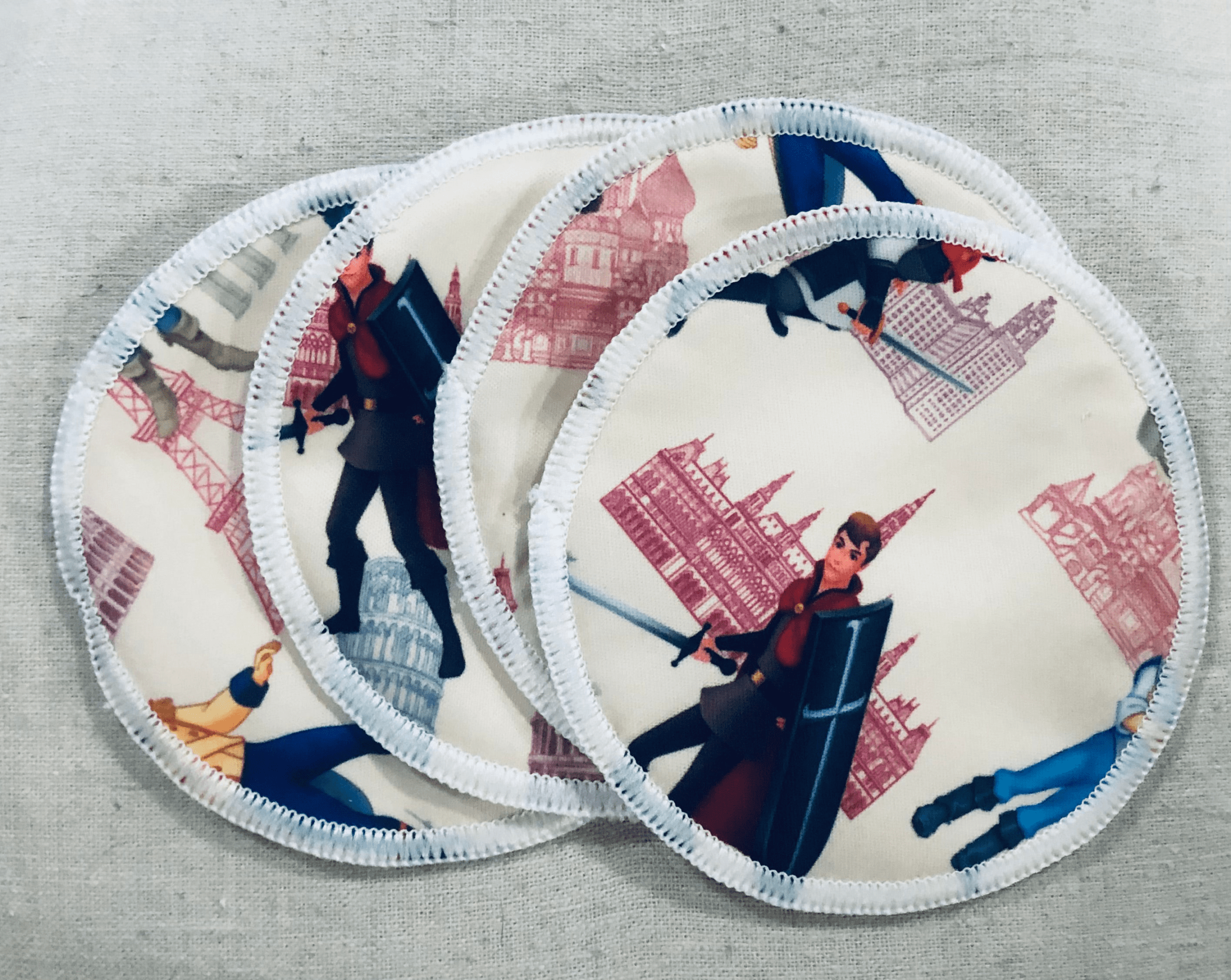 Two Pairs of The Princes Bamboo Cotton Reusable Breast Pads