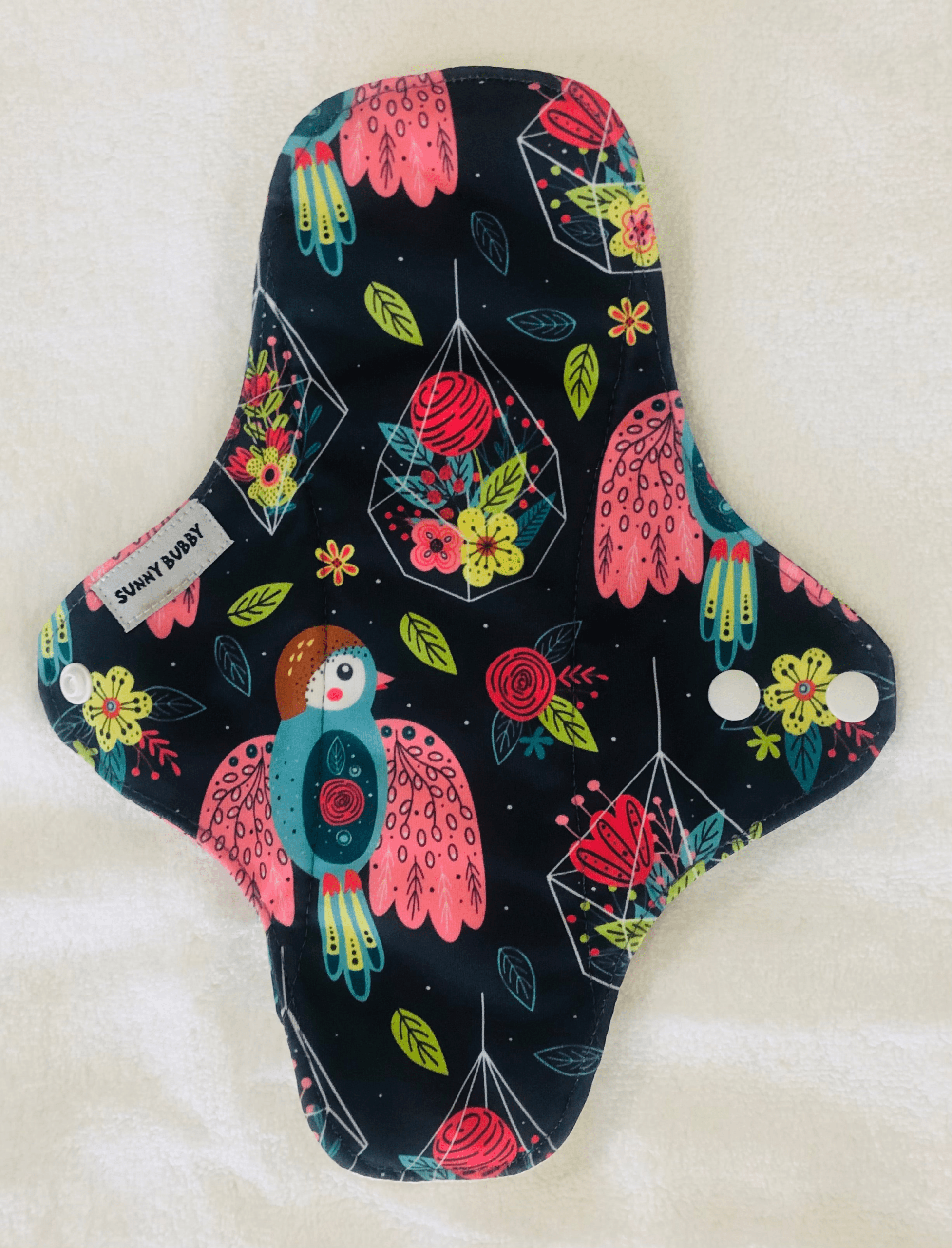Bloombird Dark Reusable Bamboo Cotton Cloth Pads - Image 9