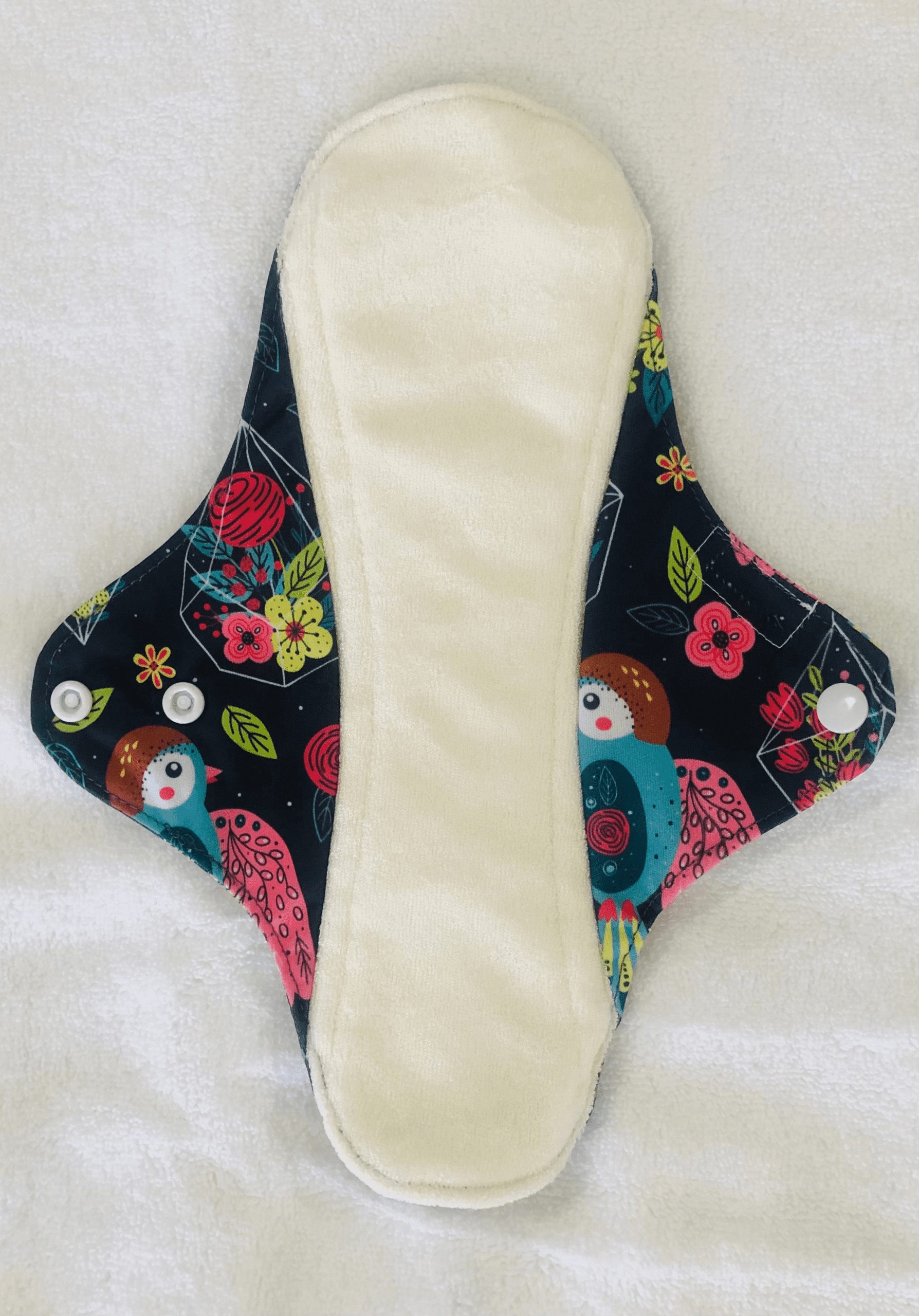 Bloombird Dark Reusable Bamboo Cotton Cloth Pads - Image 8