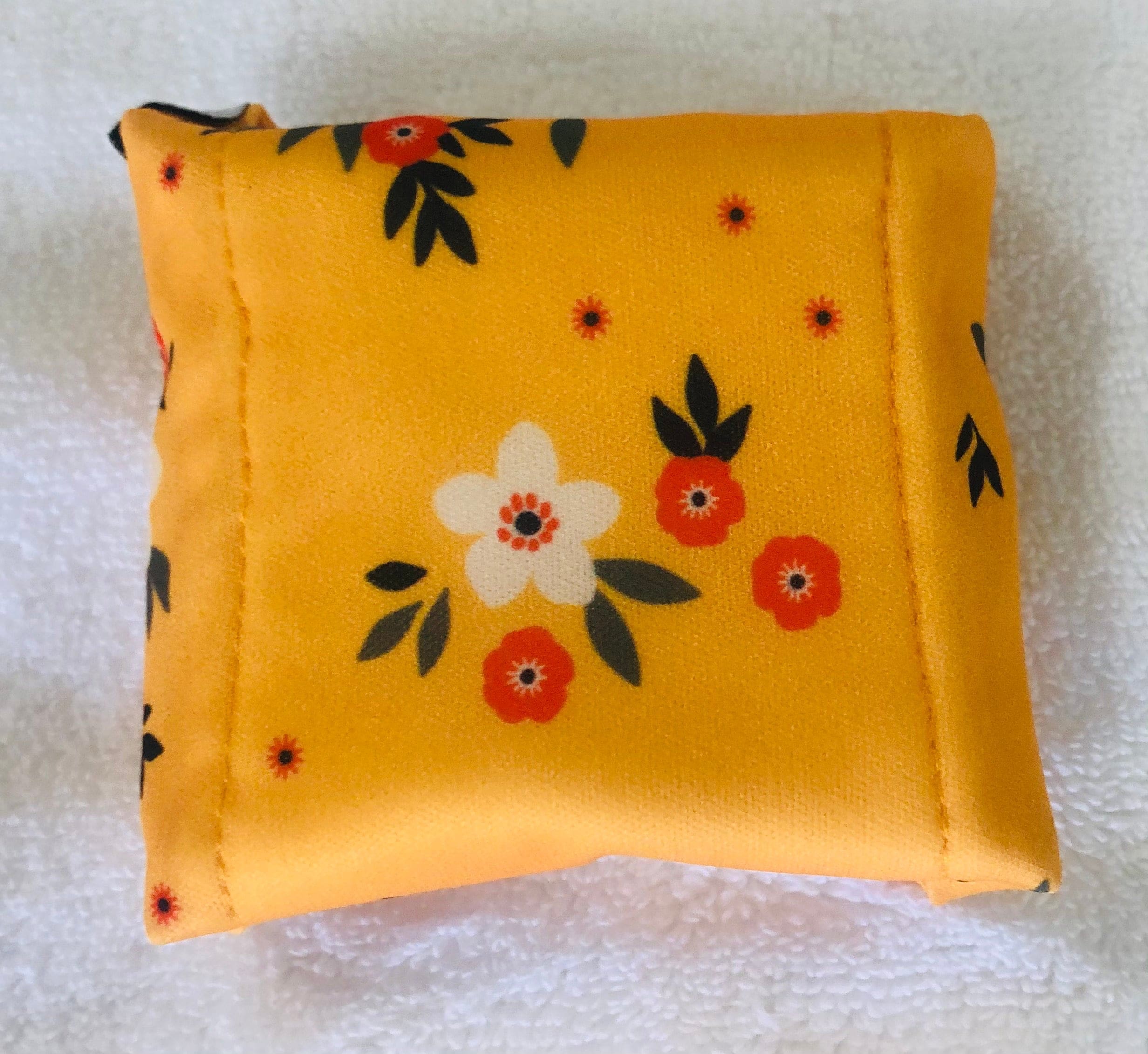 Sunny Flowers Reusable Bamboo Cotton Cloth Pads - Image 14