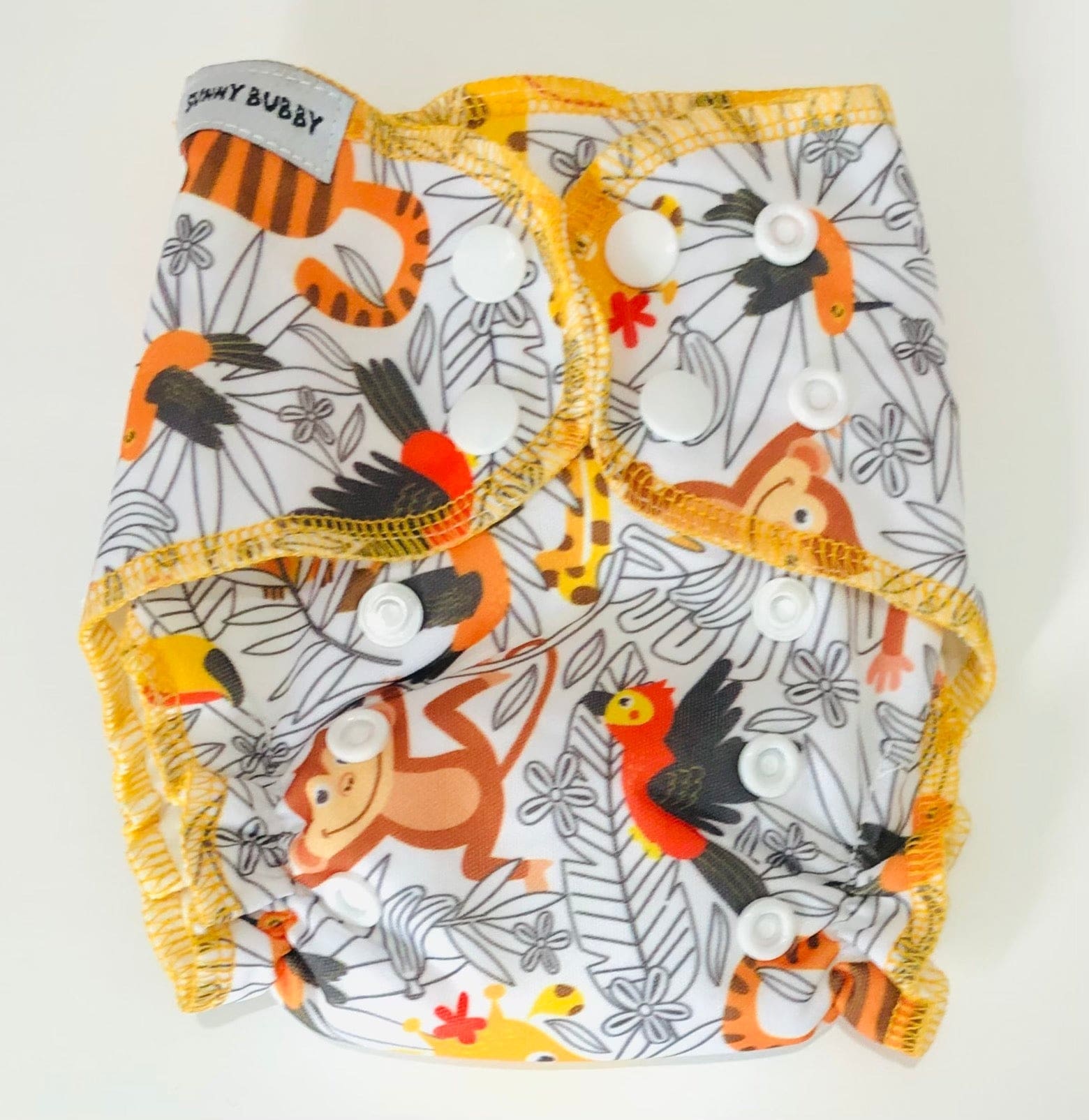 Welcome to the Jungle Bamboo Cotton Newborn All in One MCN