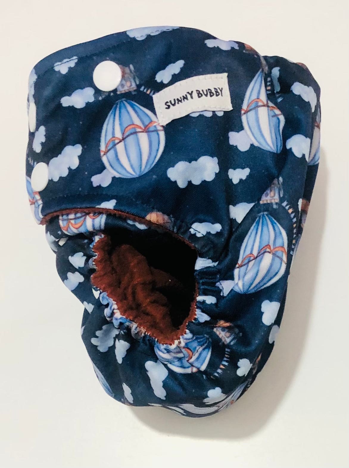 Navy Skies OSFM Coffee Fleece Pocket MCN - Image 3