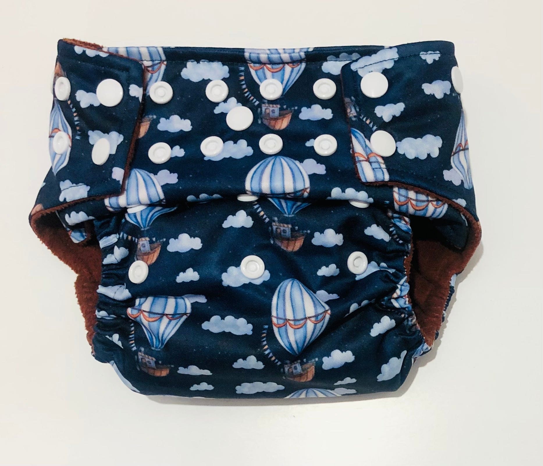 Navy Skies OSFM Coffee Fleece Pocket MCN