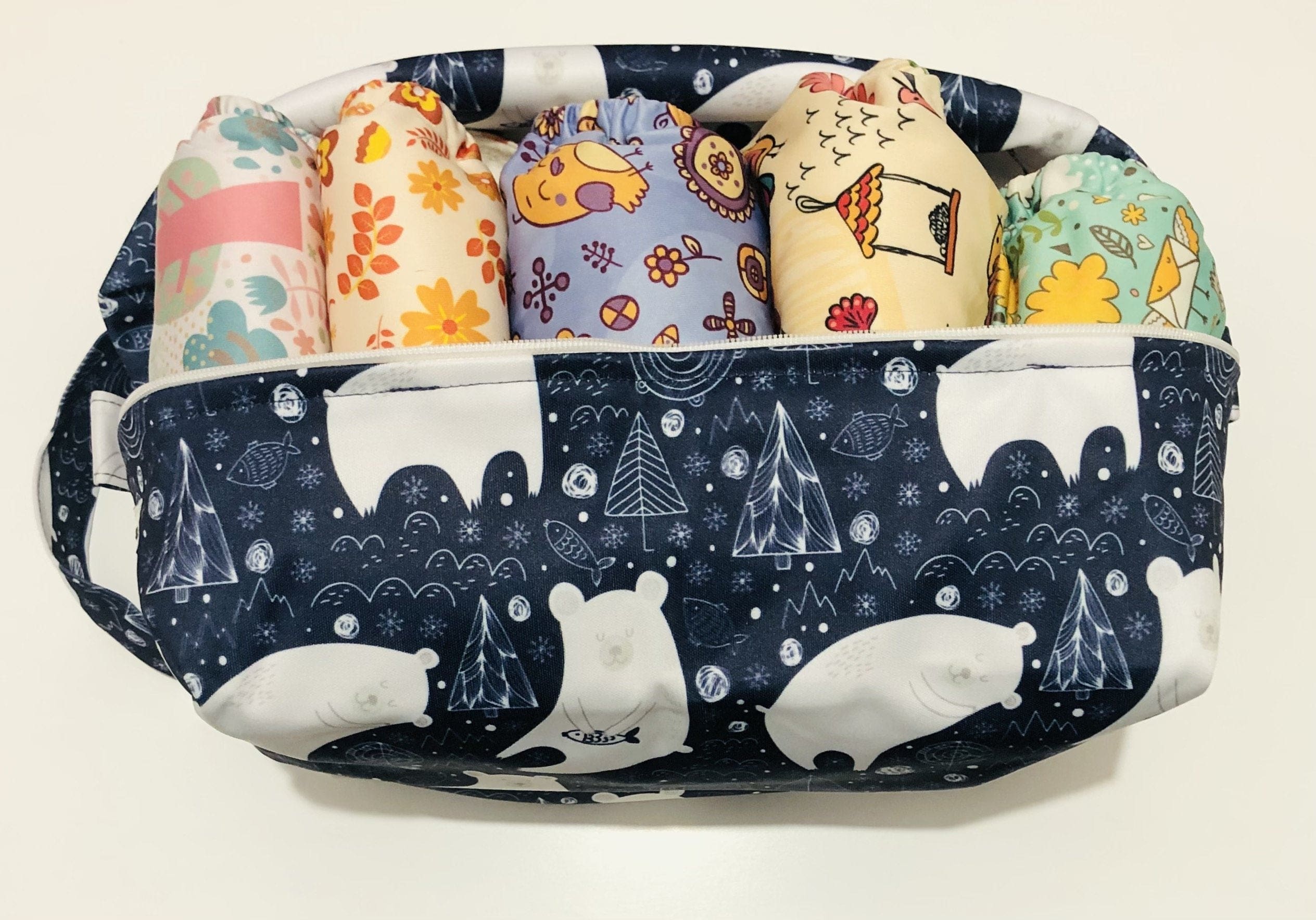 Flower Bed Nappy Wet Bag POD - Image 9