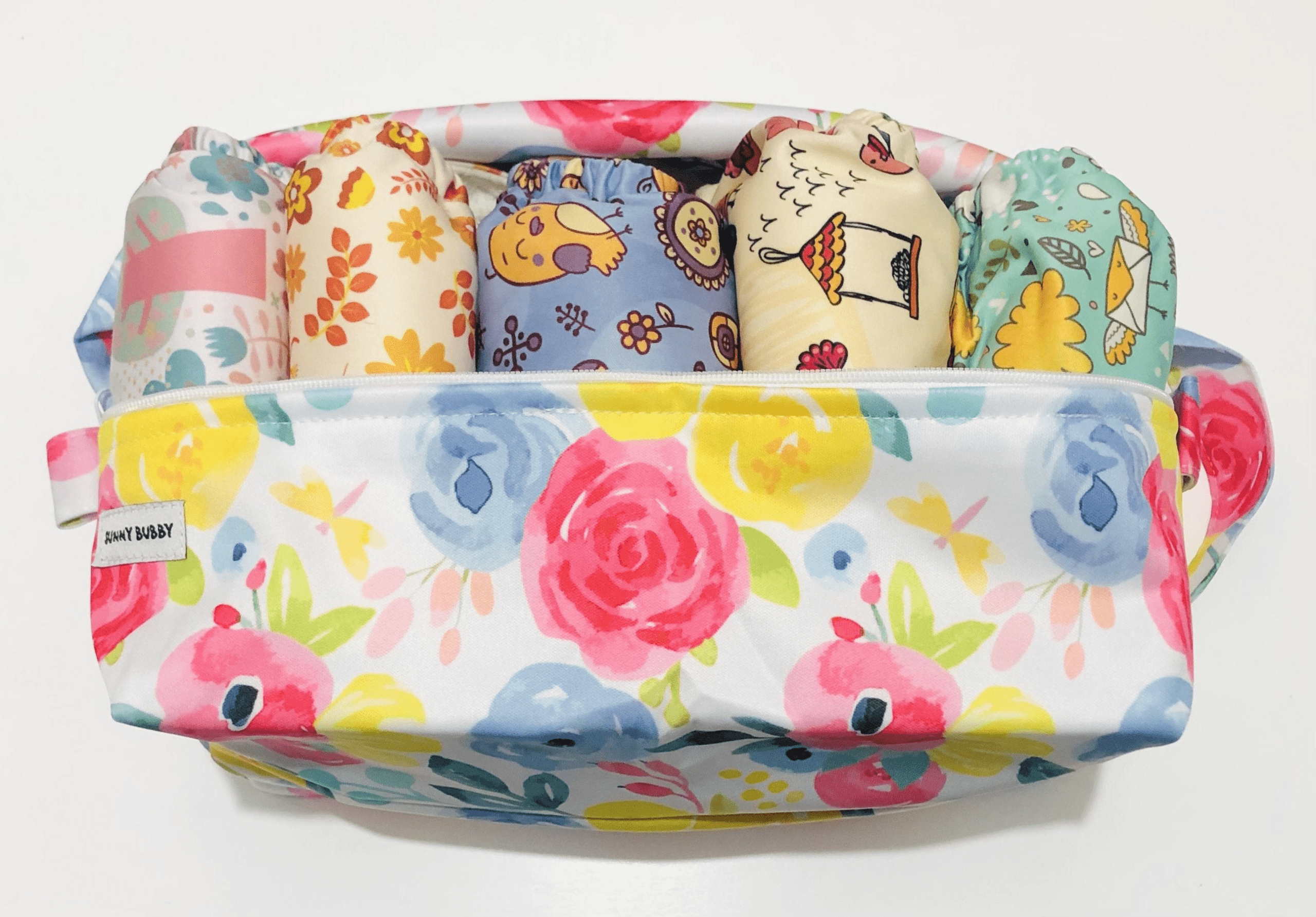 Flower Bed Nappy Wet Bag POD - Image 10