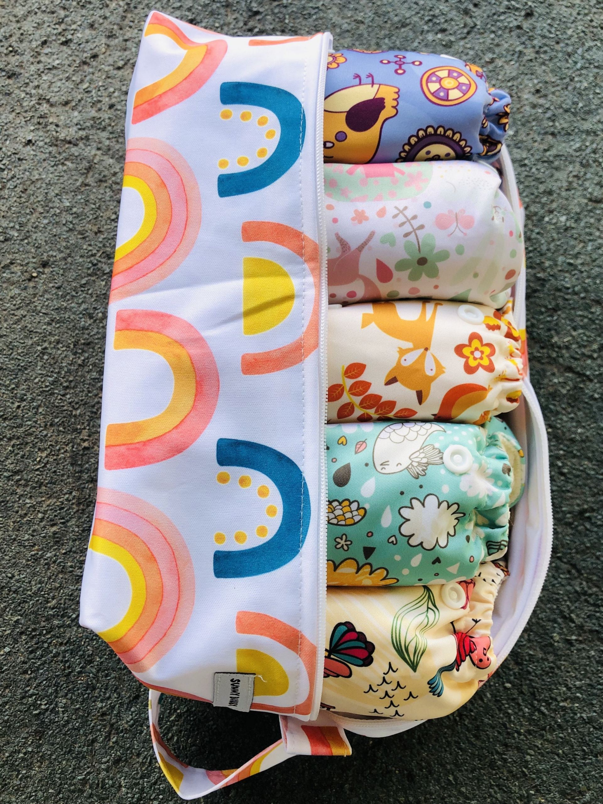 Flower Bed Nappy Wet Bag POD - Image 12