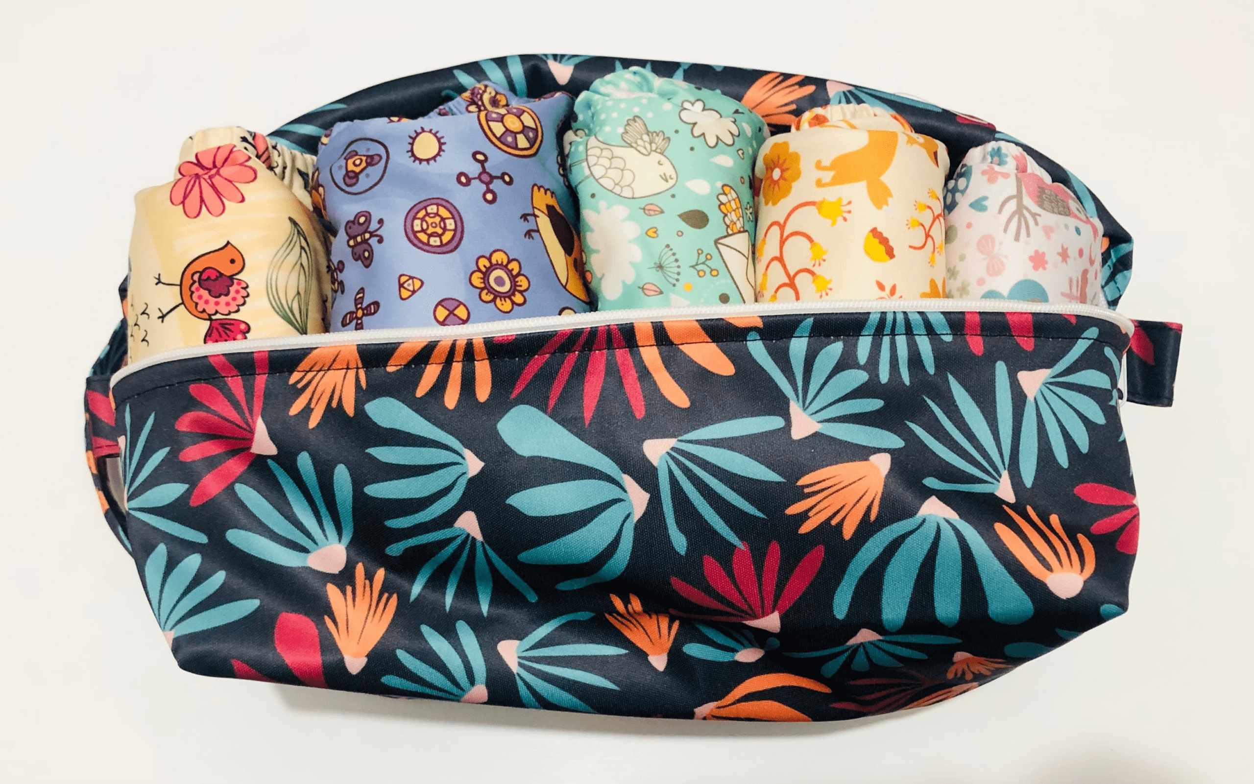 Flower Bed Nappy Wet Bag POD - Image 5