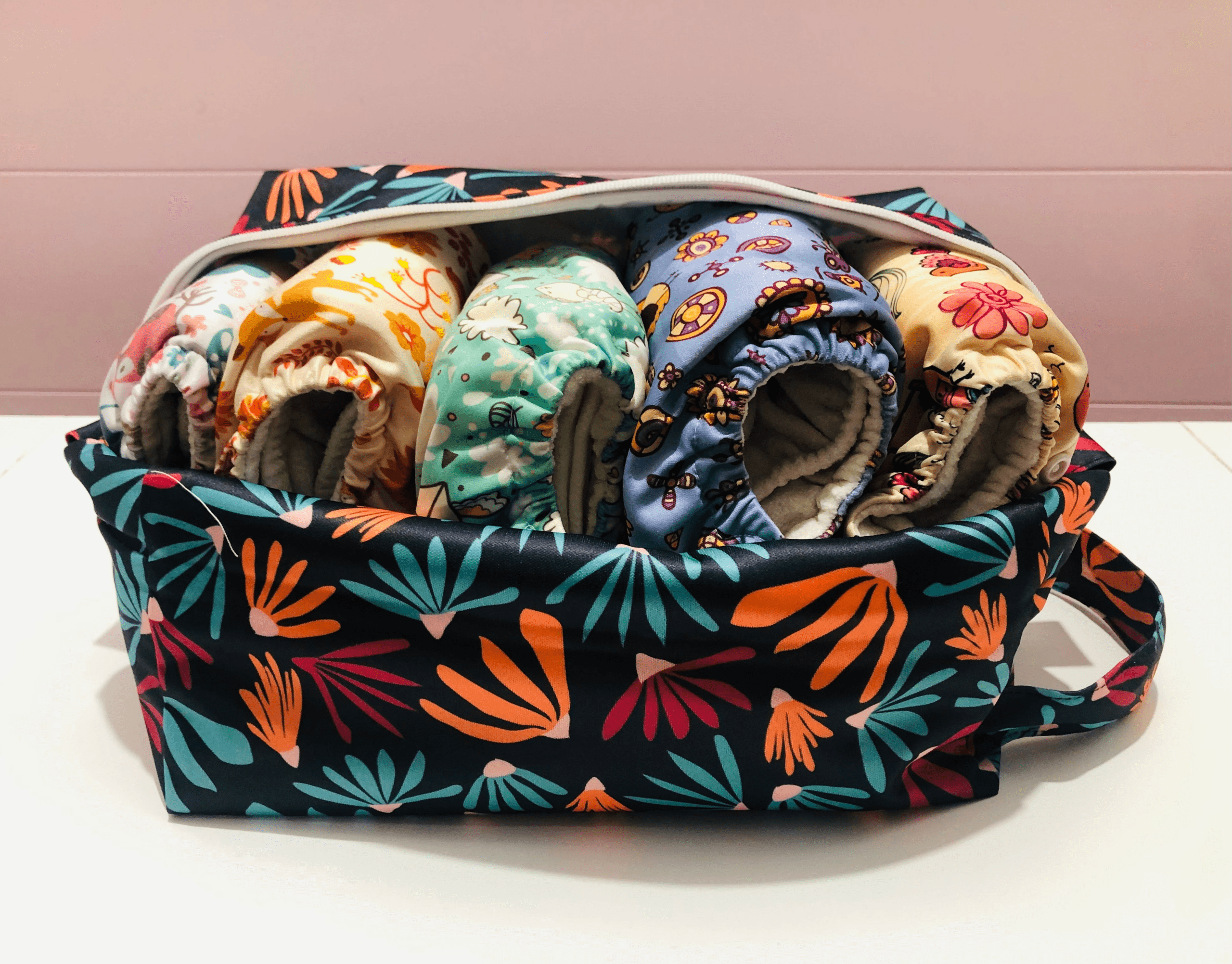 Flower Bed Nappy Wet Bag POD - Image 7