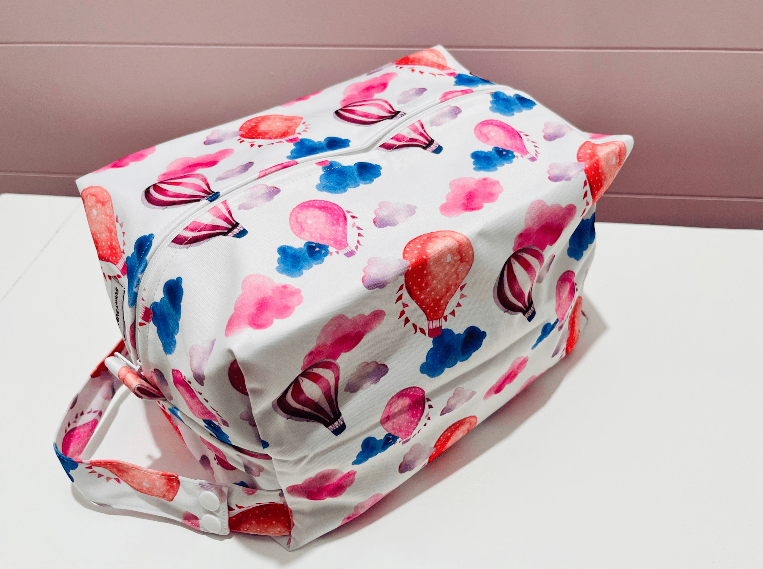 Hot Air Balloons Nappy Wet Bag POD - Image 3