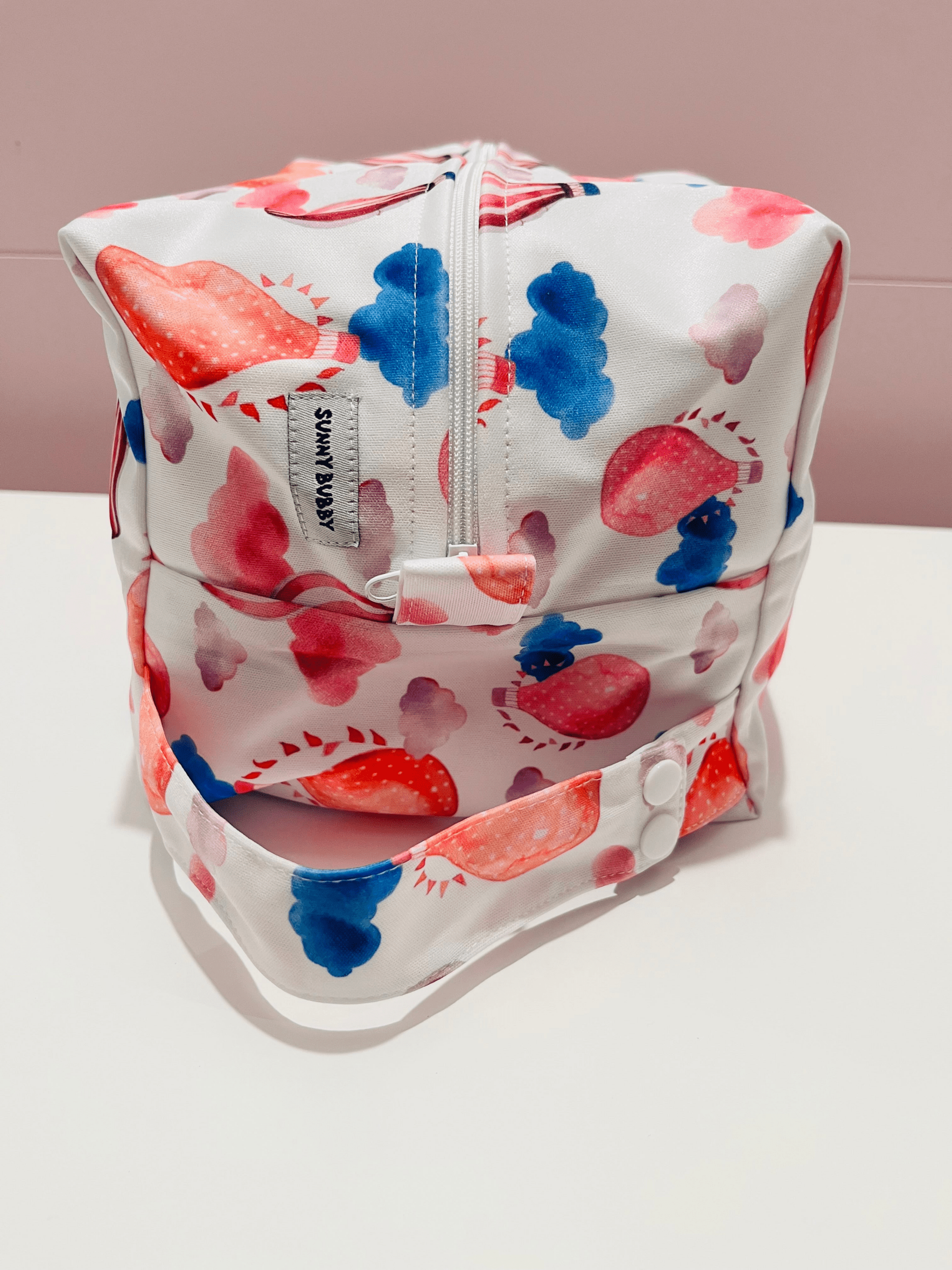 Hot Air Balloons Nappy Wet Bag POD - Image 4