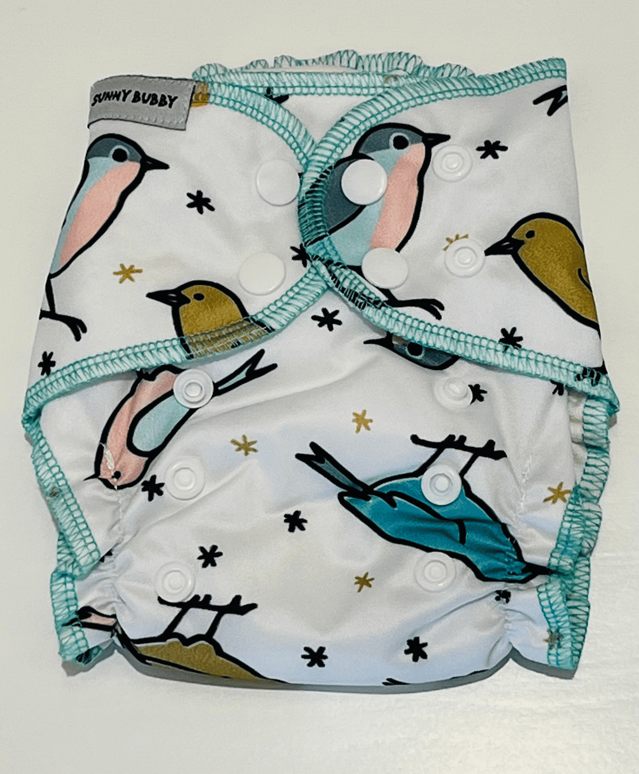 The Birds Bamboo Cotton Newborn All in One MCN
