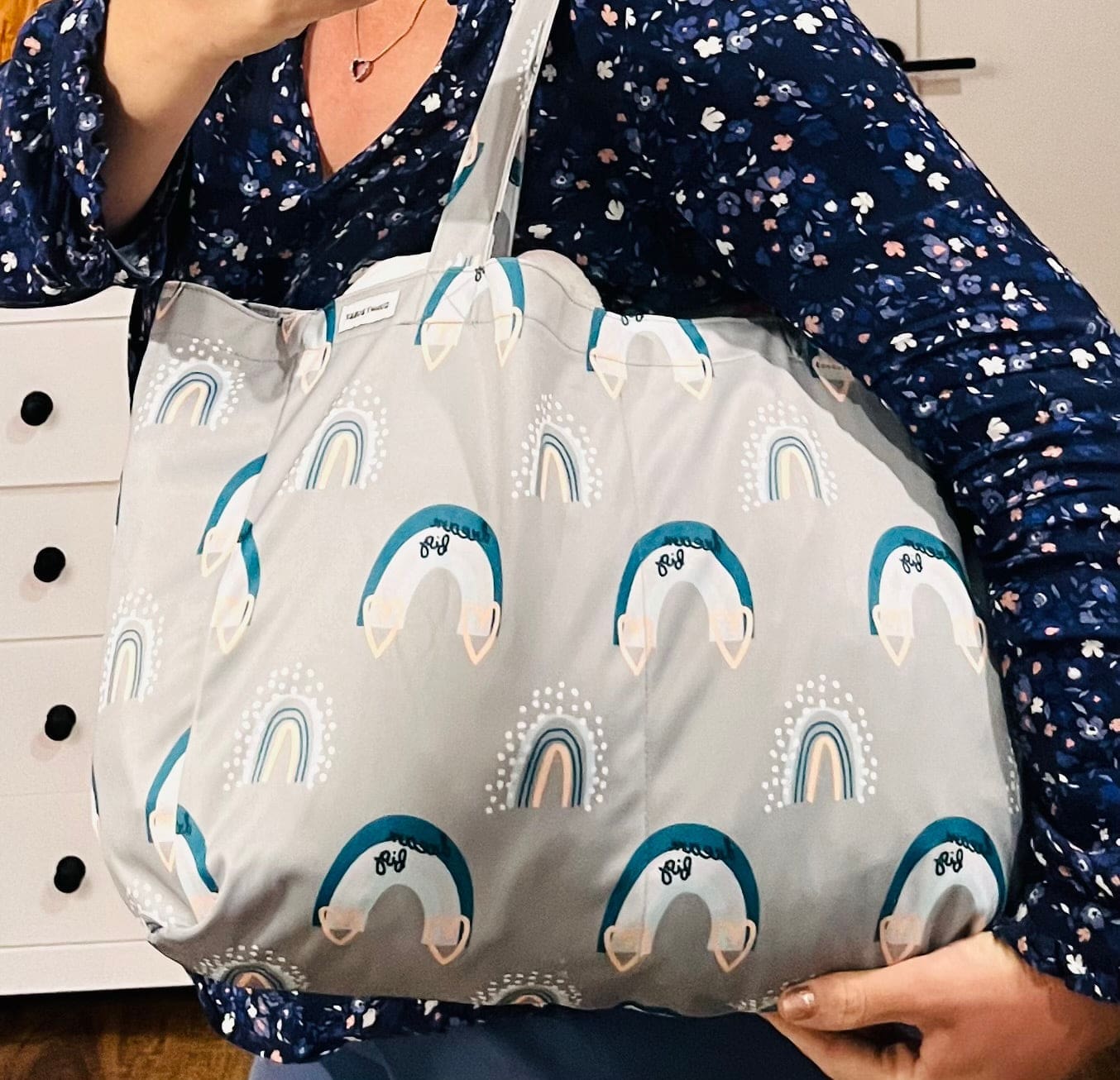 Frangipani Beach/Shopping/Swim Tote Bag - Image 7