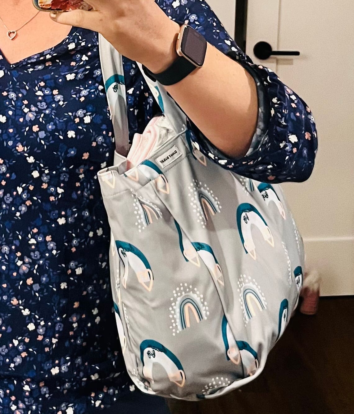 Frangipani Beach/Shopping/Swim Tote Bag - Image 8