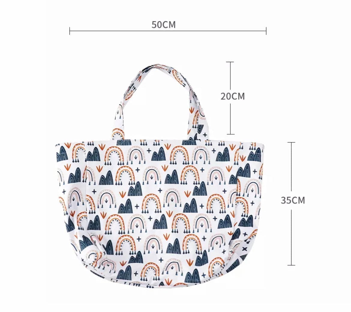 Field of Flowers Beach/Shopping/Swim Tote Bag - Image 3