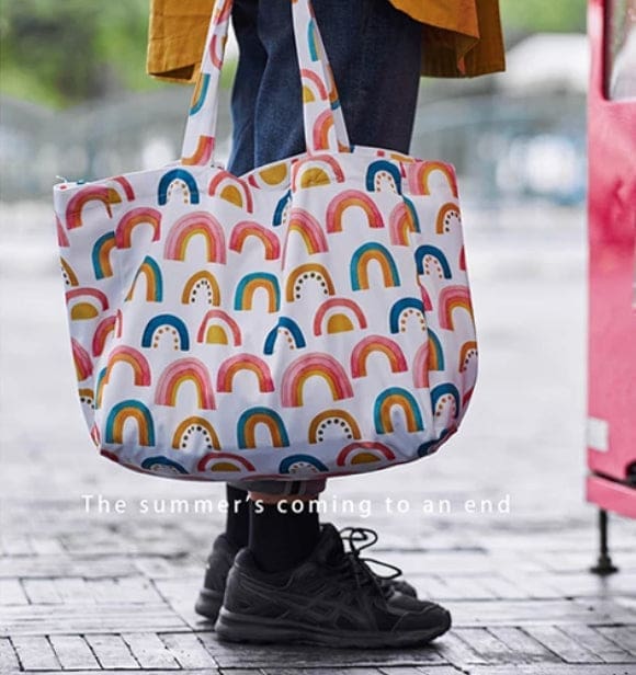 Field of Flowers Beach/Shopping/Swim Tote Bag - Image 9