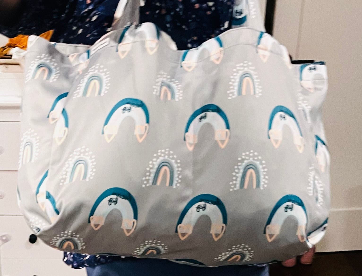 Field of Flowers Beach/Shopping/Swim Tote Bag - Image 10