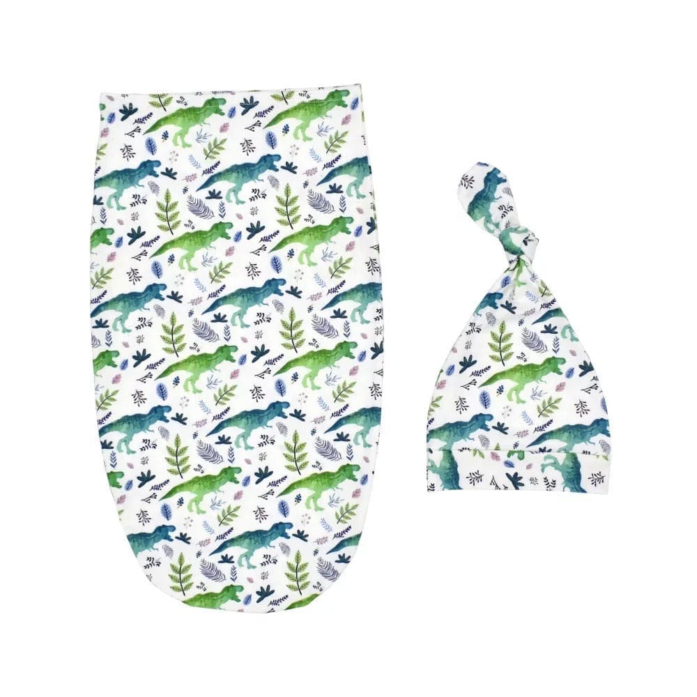 Newborn Lightweight Swaddle & Cap - Image 8