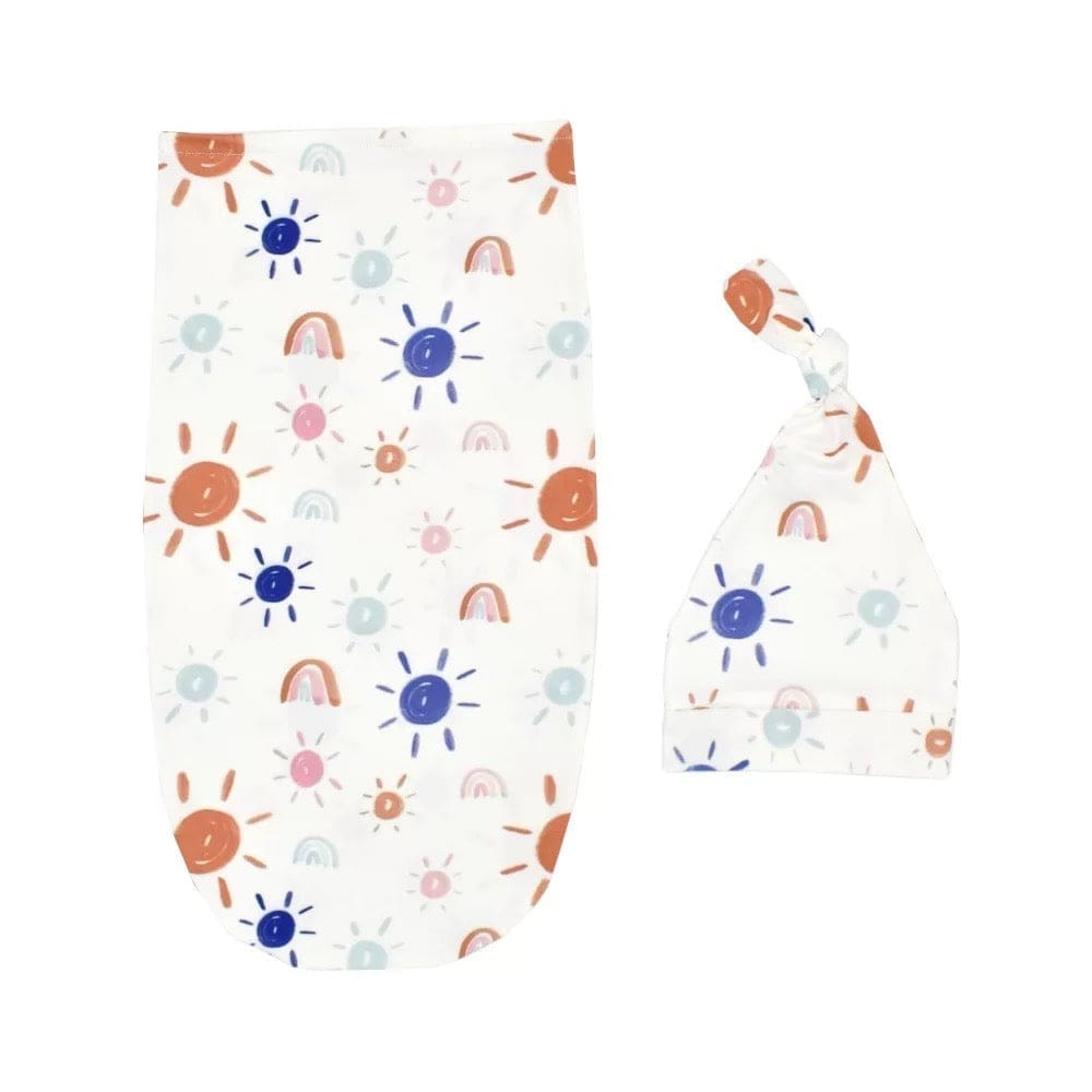 Newborn Lightweight Swaddle & Cap - Image 10