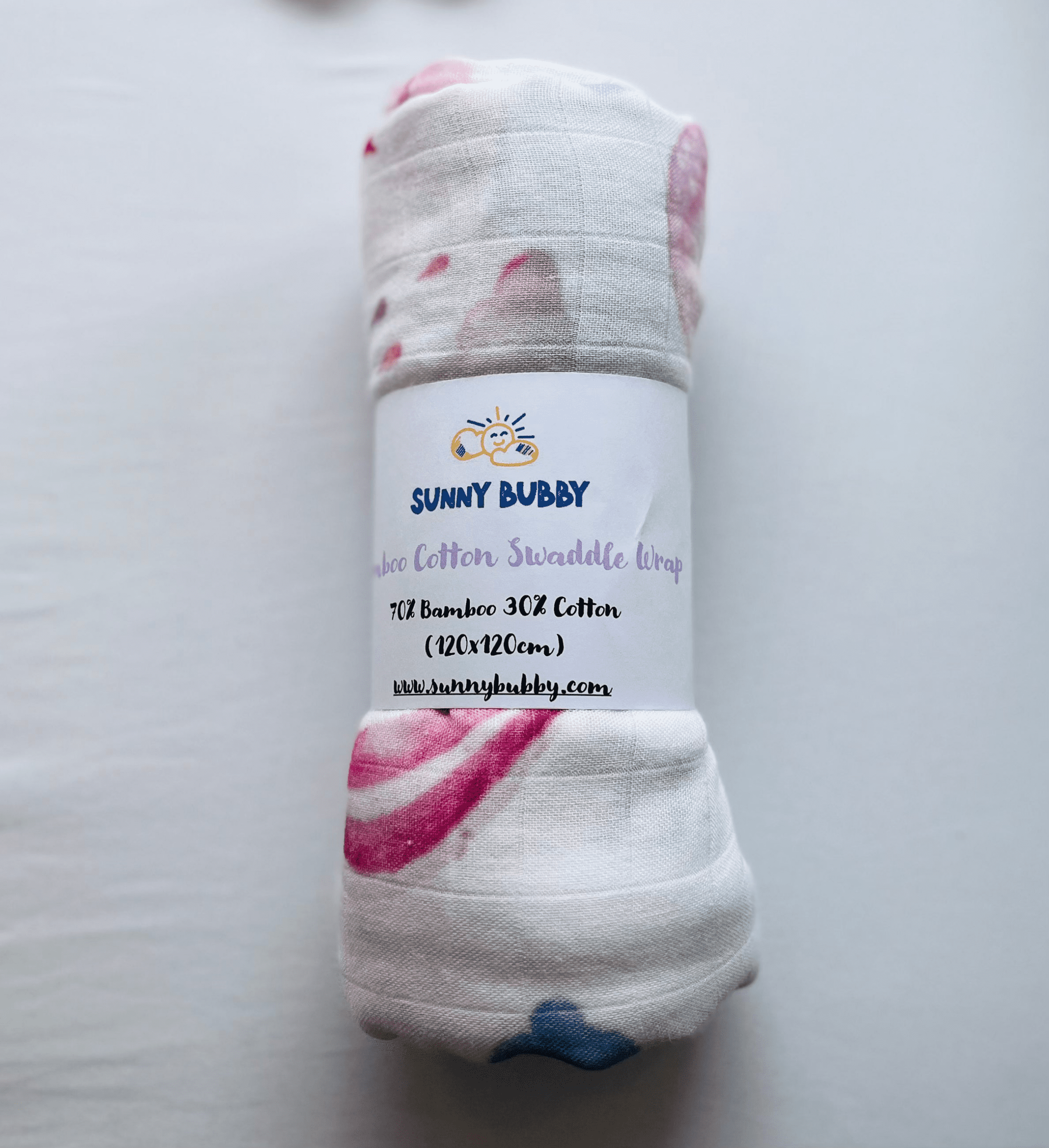 Hot Air Balloons Bamboo Cotton Swaddle - Image 5