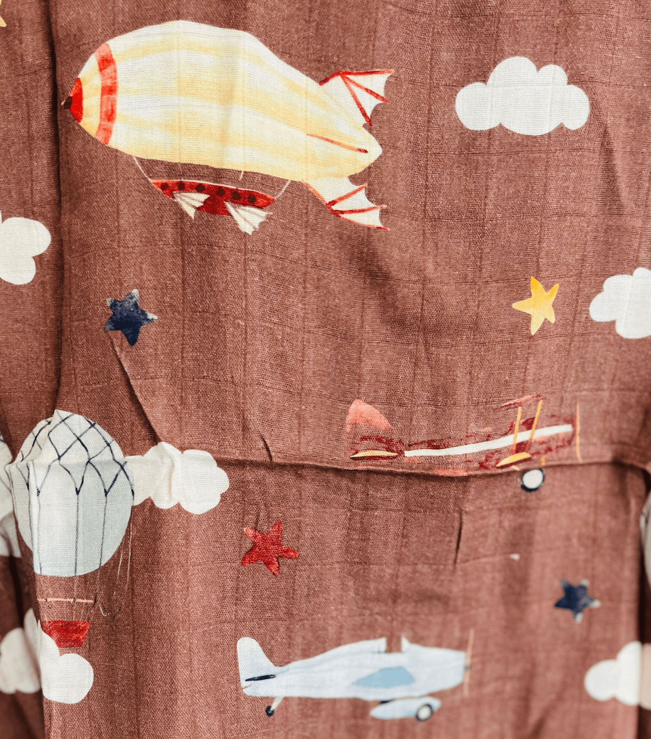 Flying High Bamboo Cotton Swaddle - Image 3