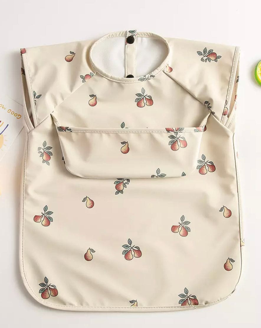 Recycled Polyester Sleeveless Baby Smock Bib with Pocket - Image 30