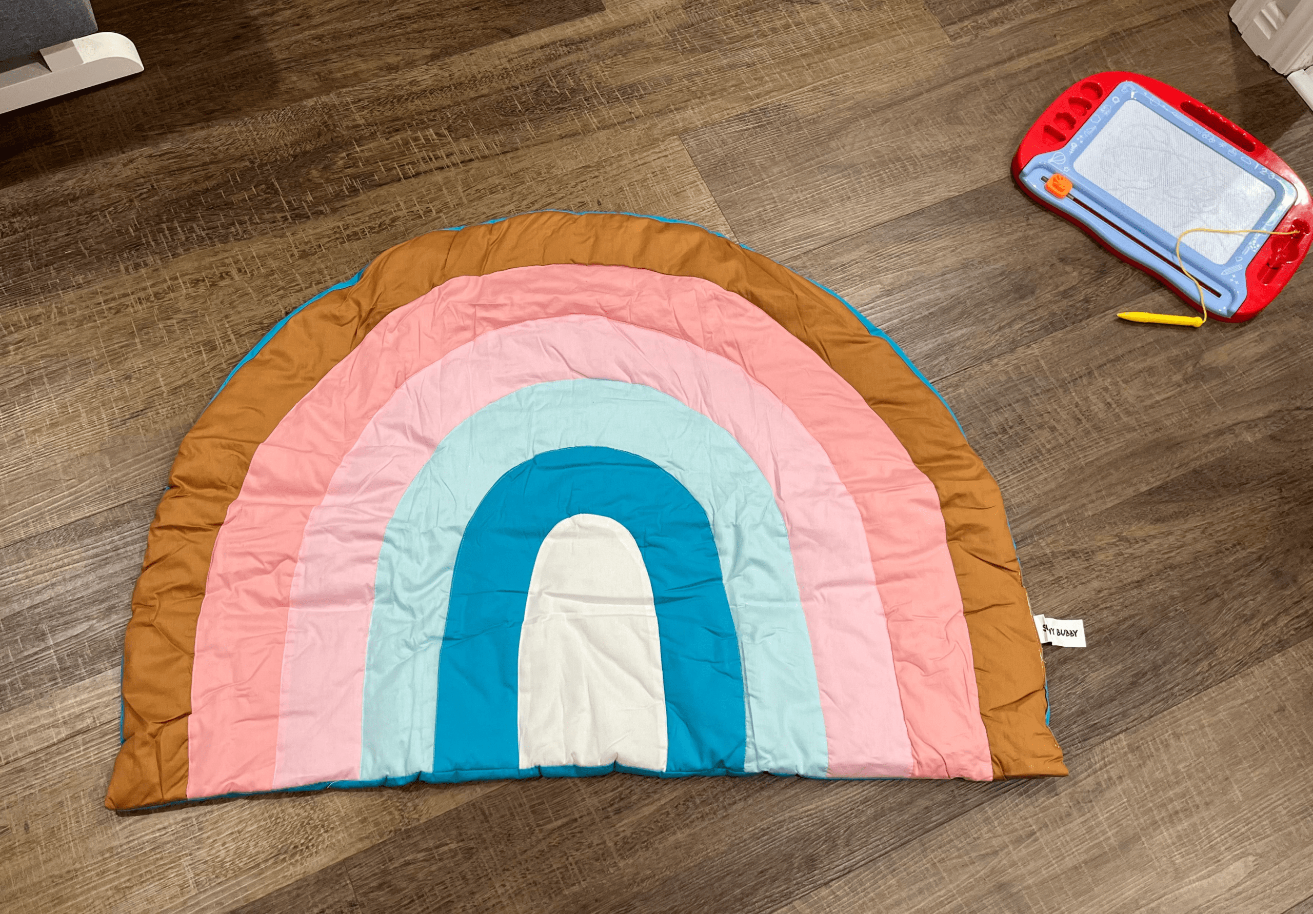 Rainbow Cotton Round Play Mats