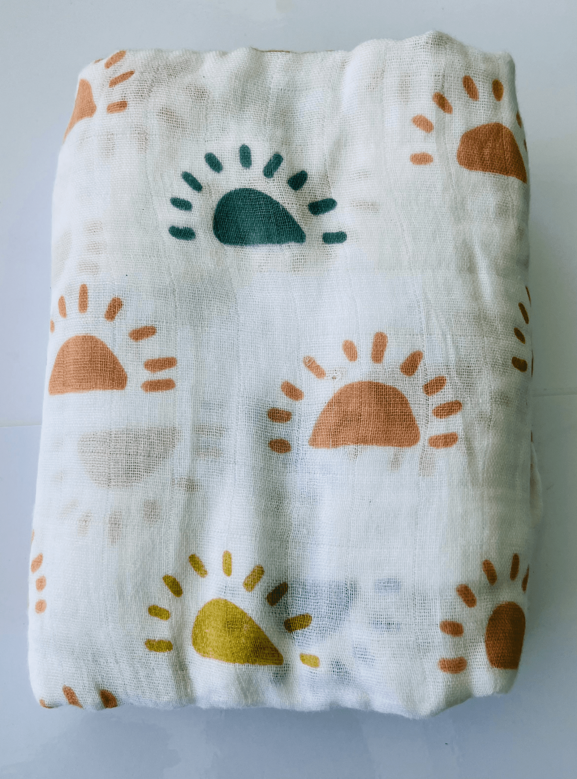 Colourful Suns 100% Muslin Cotton Swaddle - Image 3