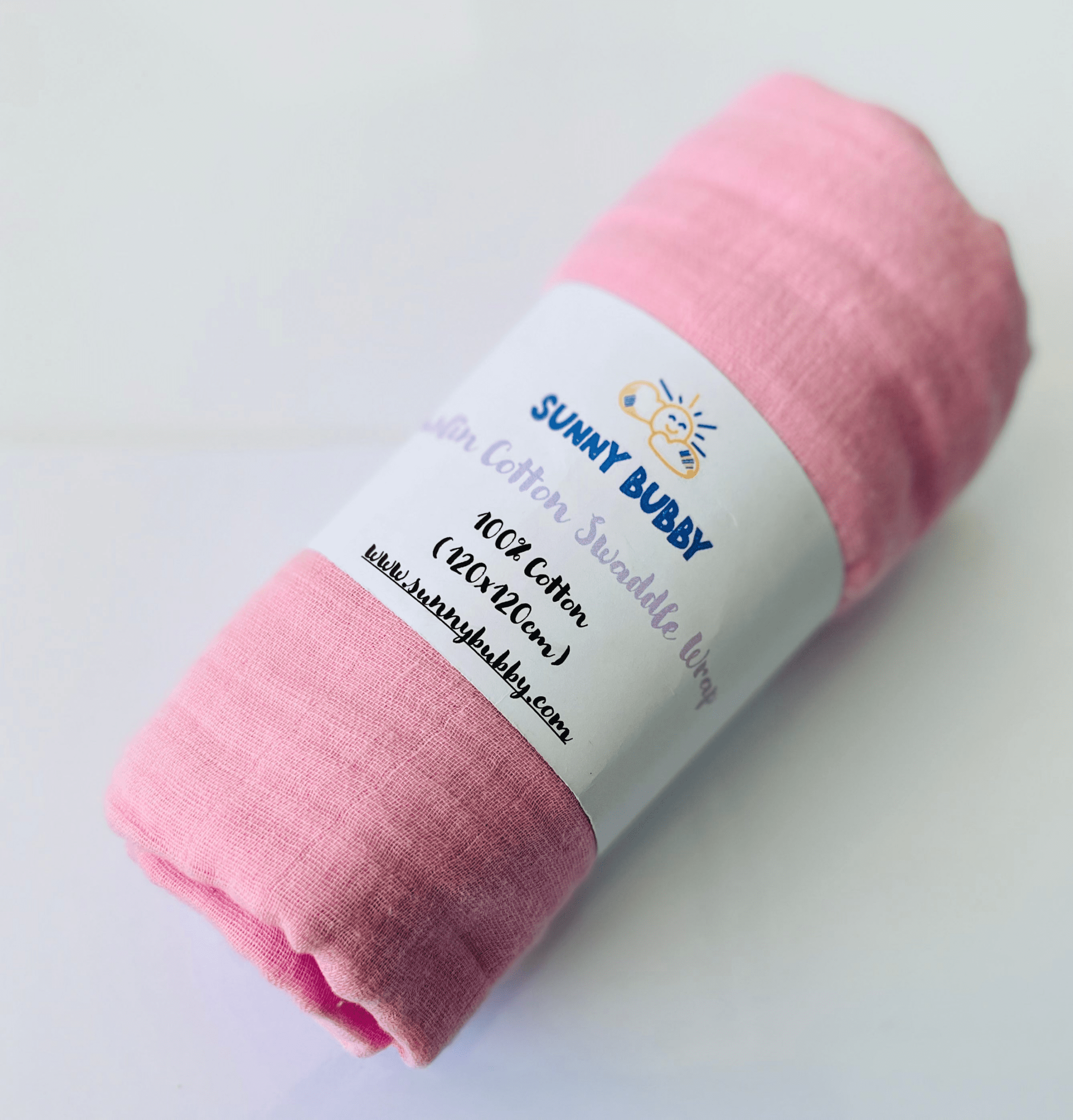 Baby Pink 100% Muslin Cotton Swaddle