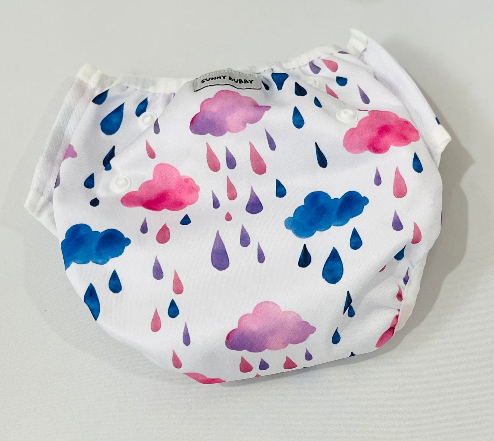 Rain Clouds Reusable Swim Nappy - Image 3