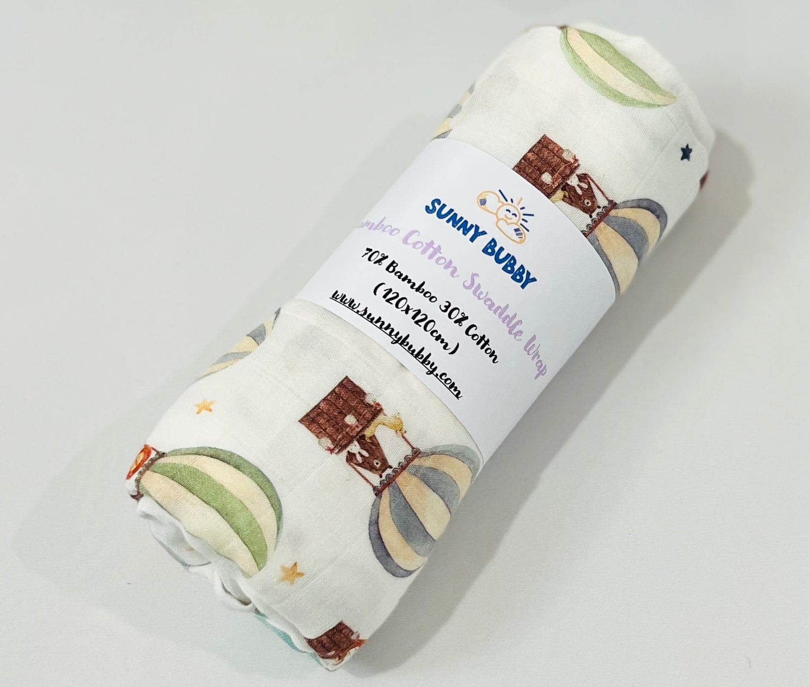 Balloon Animals Bamboo Cotton Swaddle