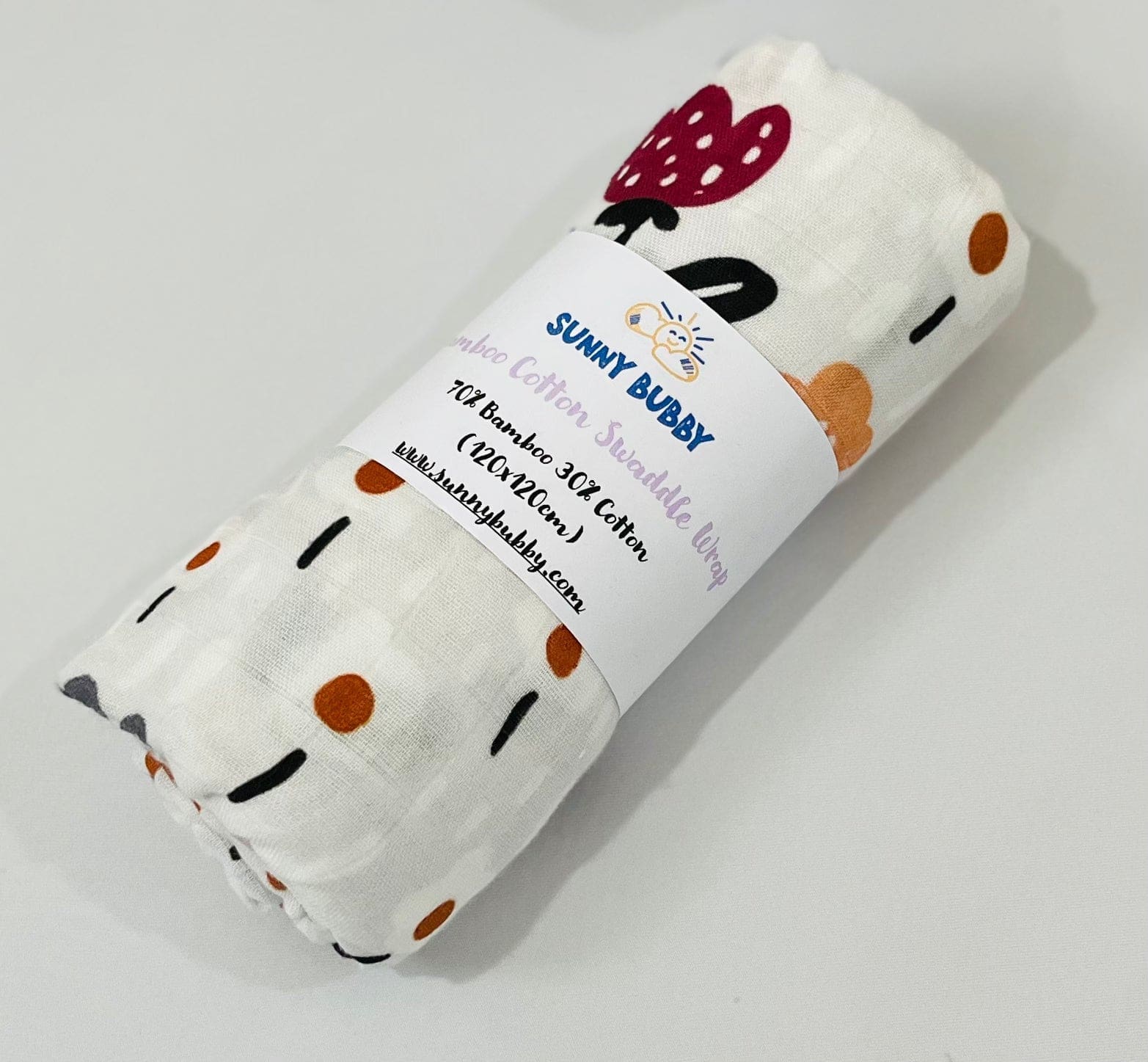 Garden Bamboo Cotton Swaddle