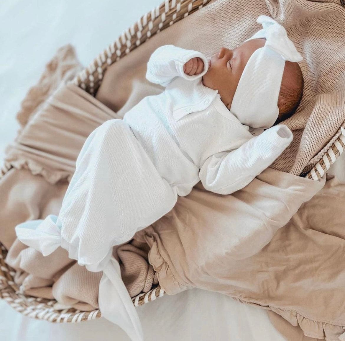 Milk Organic Cotton Ribbed Gown - Image 3