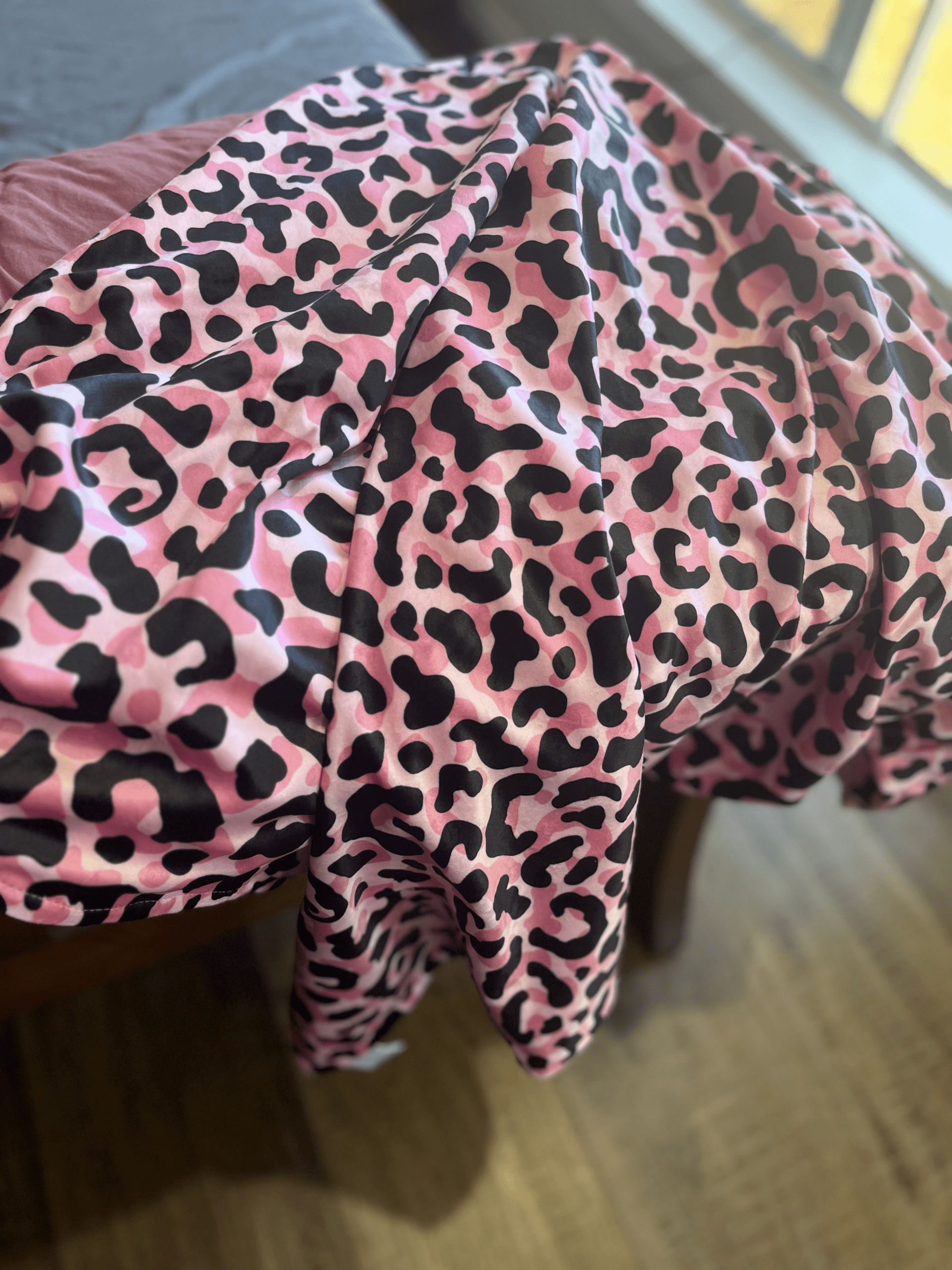 Cotton Snuggle Blanket - Pink Safari