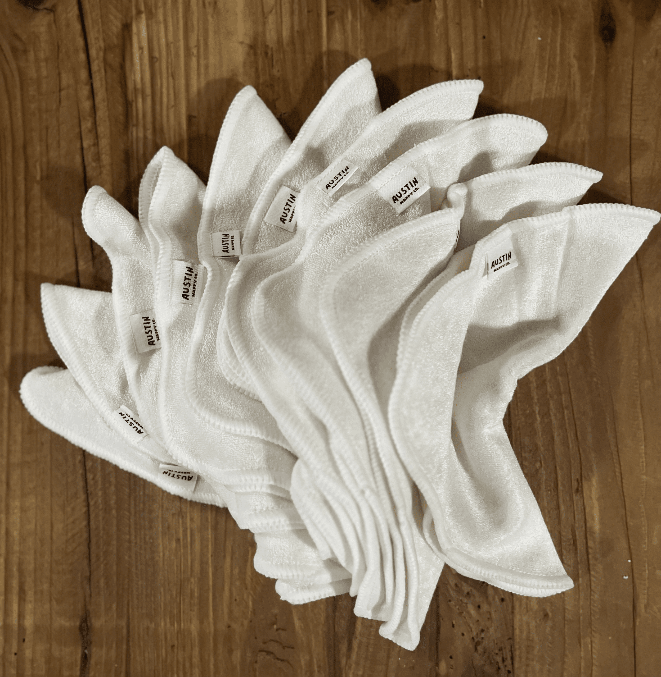 Reusable Bamboo Cotton Wipes Austin Nappy Co. - Image 4