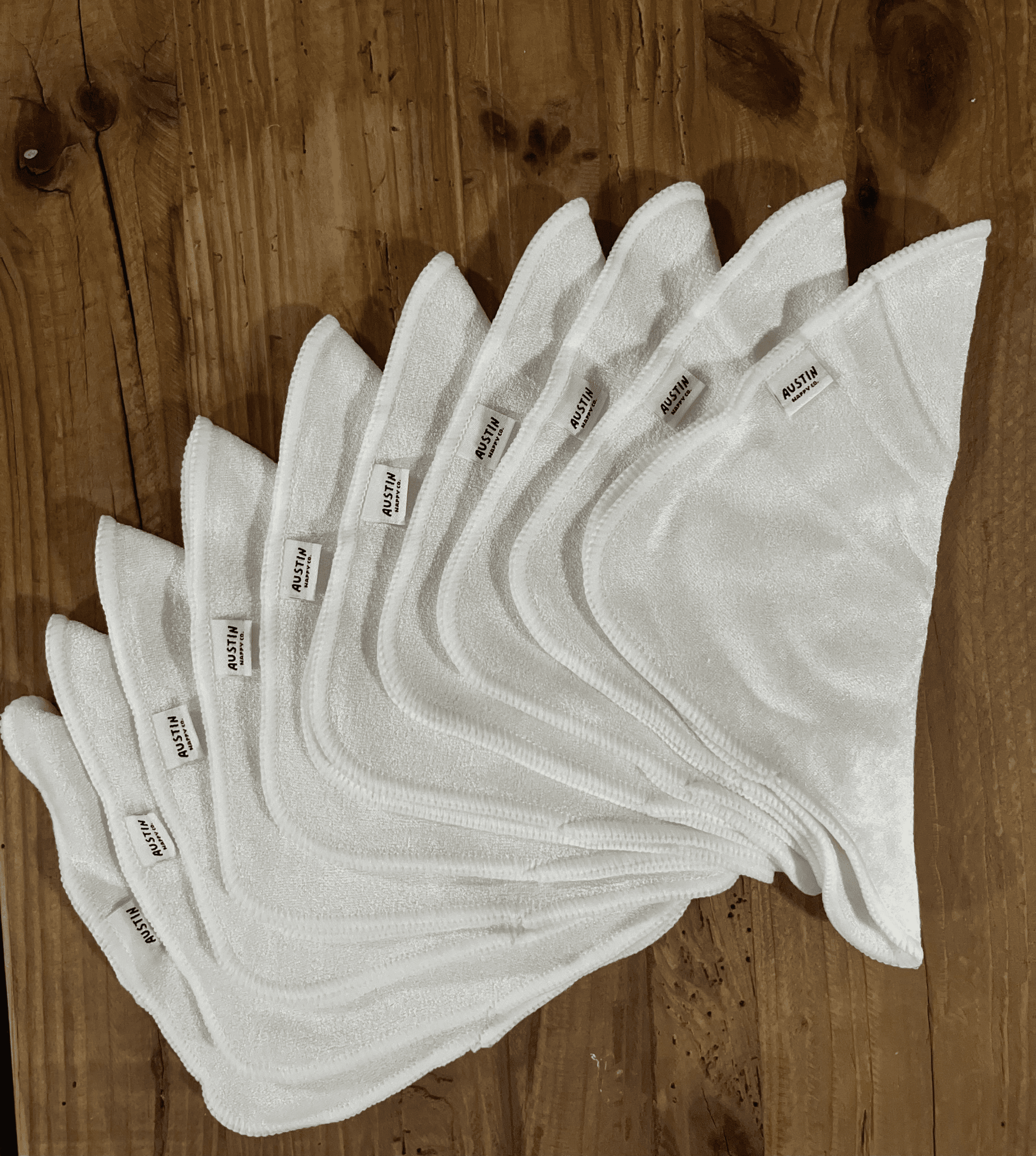 Reusable Bamboo Cotton Wipes Austin Nappy Co. - Image 5