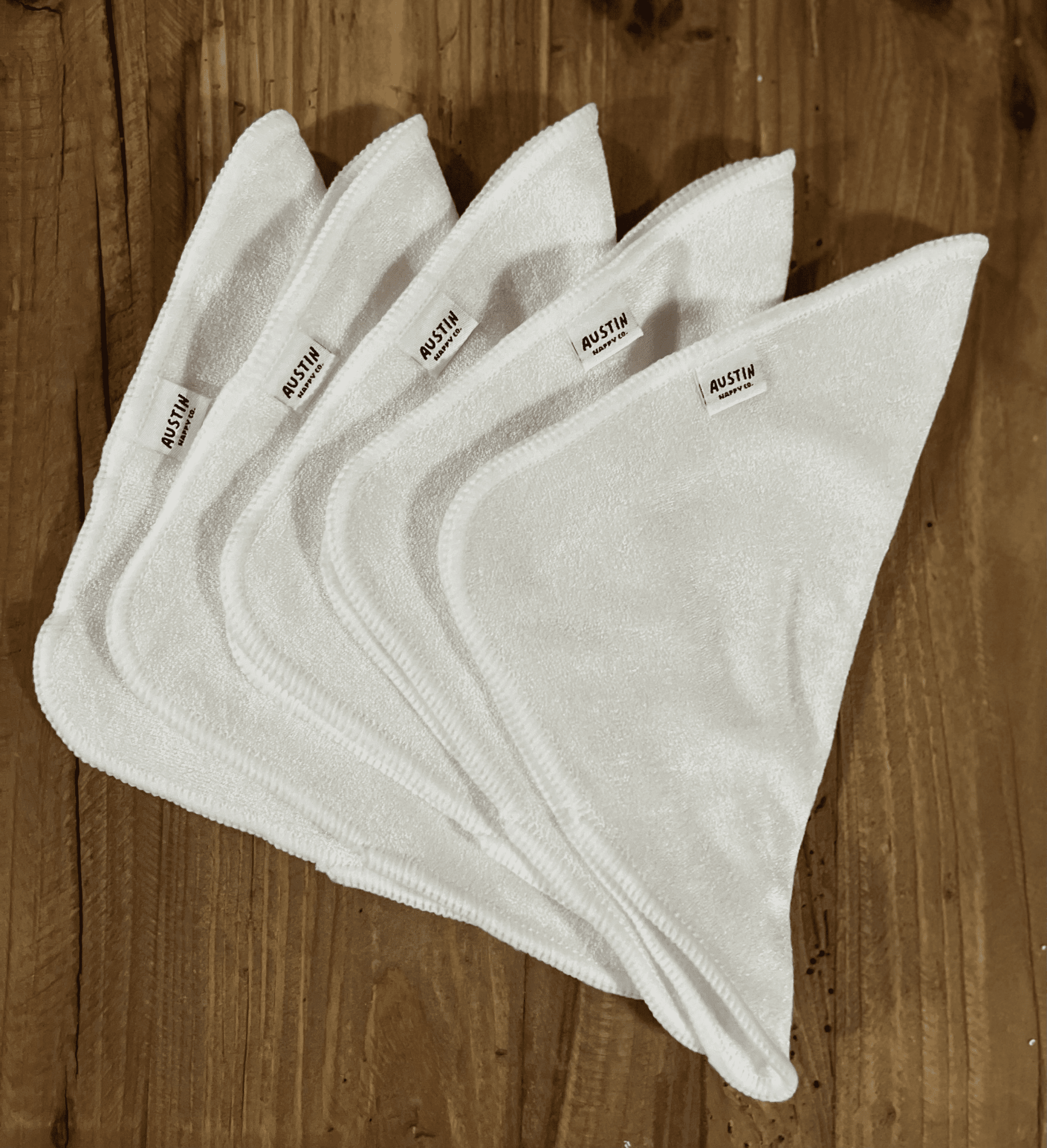 Reusable Bamboo Cotton Wipes Austin Nappy Co. - Image 3